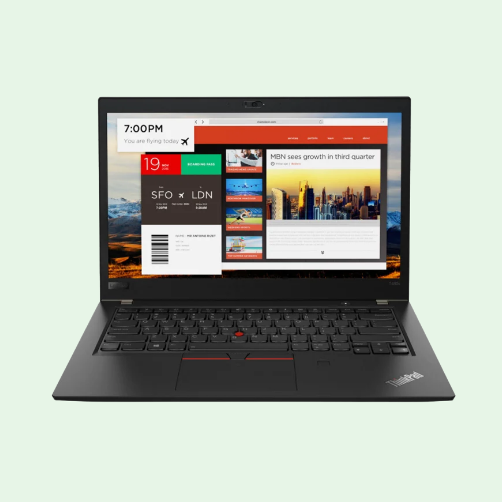 Lenovo ThinkPad T480s 14 / Core i5-8250U / Integrated / Black Lenovo ThinkPad T480s 14 / Core i5-8250U / Integrated / Black